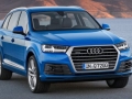 Exterior Blue 2016 Audi Q7 front wide view