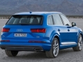 Exterior Blue 2016 Audi Q7 rear side angle blue