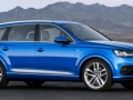 Exterior Blue 2016 Audi Q7 side view