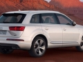 Exterior White 2016 Audi Q7 rear side white