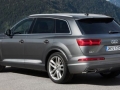 Exterior grey 2016 Audi Q7 rear side grey
