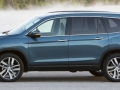 Exterior 2016 Honda Pilot side view dark blue