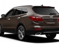 2016 Hyundai Santa Fe rear angle