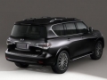 2016 Infiniti QX80 black rear