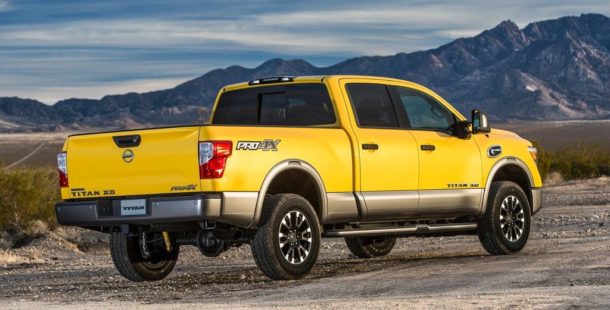 2015 Nissan Titan XD Rear View