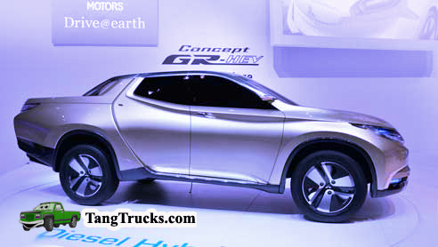 2016 Mitsubishi L200 Concept side