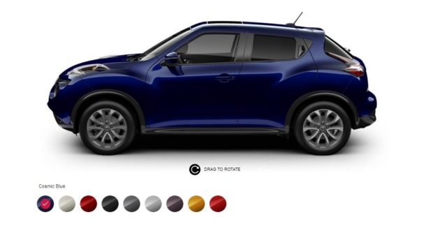 2016 Nissan Juke Colors