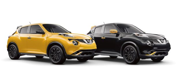 2016 Nissan Juke black and yellow