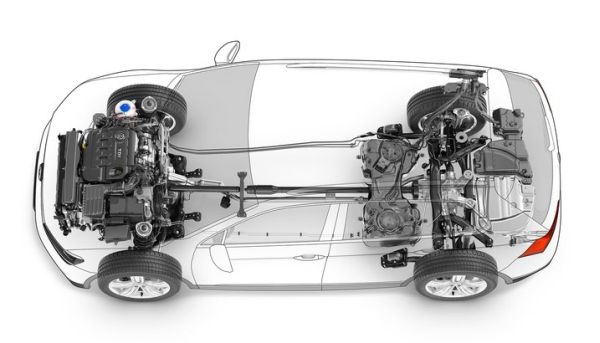 2016 VW Tiguan engine