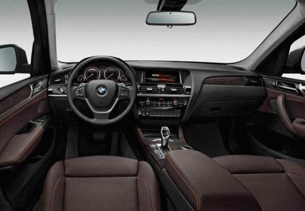 2017 BMW X3 interior