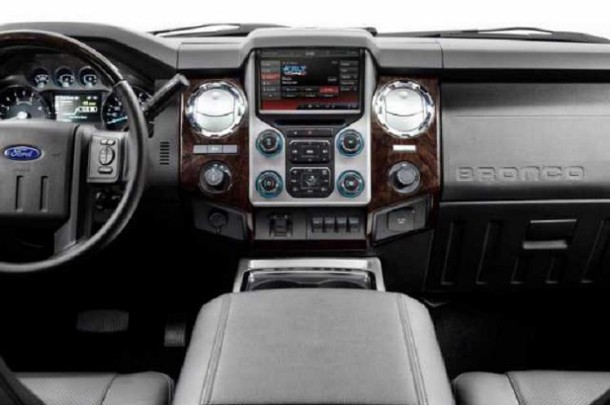 2017 Ford Bronco interior