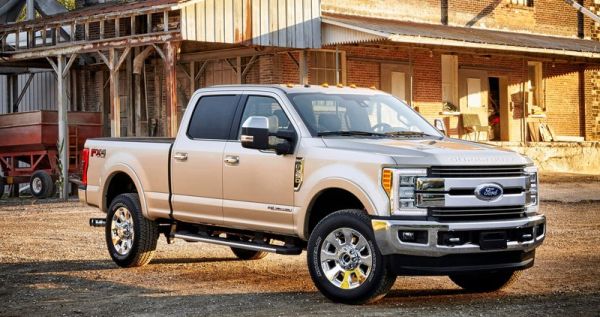 2017 Ford Super Duty front angle