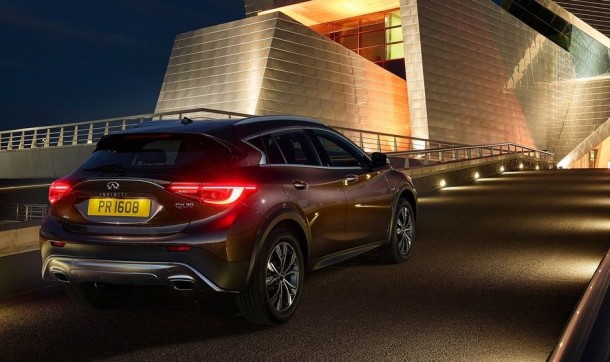 2017 Infiniti QX30 Rear View