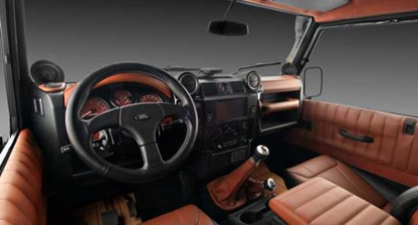 2017 Land Rover Defender interior