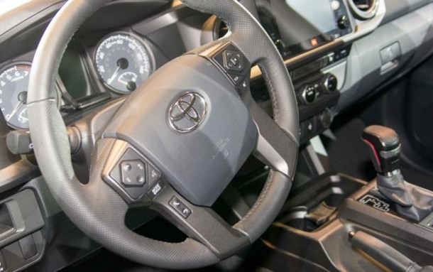 2017 Toyota Tacoma TRD Pro interior steering wheel